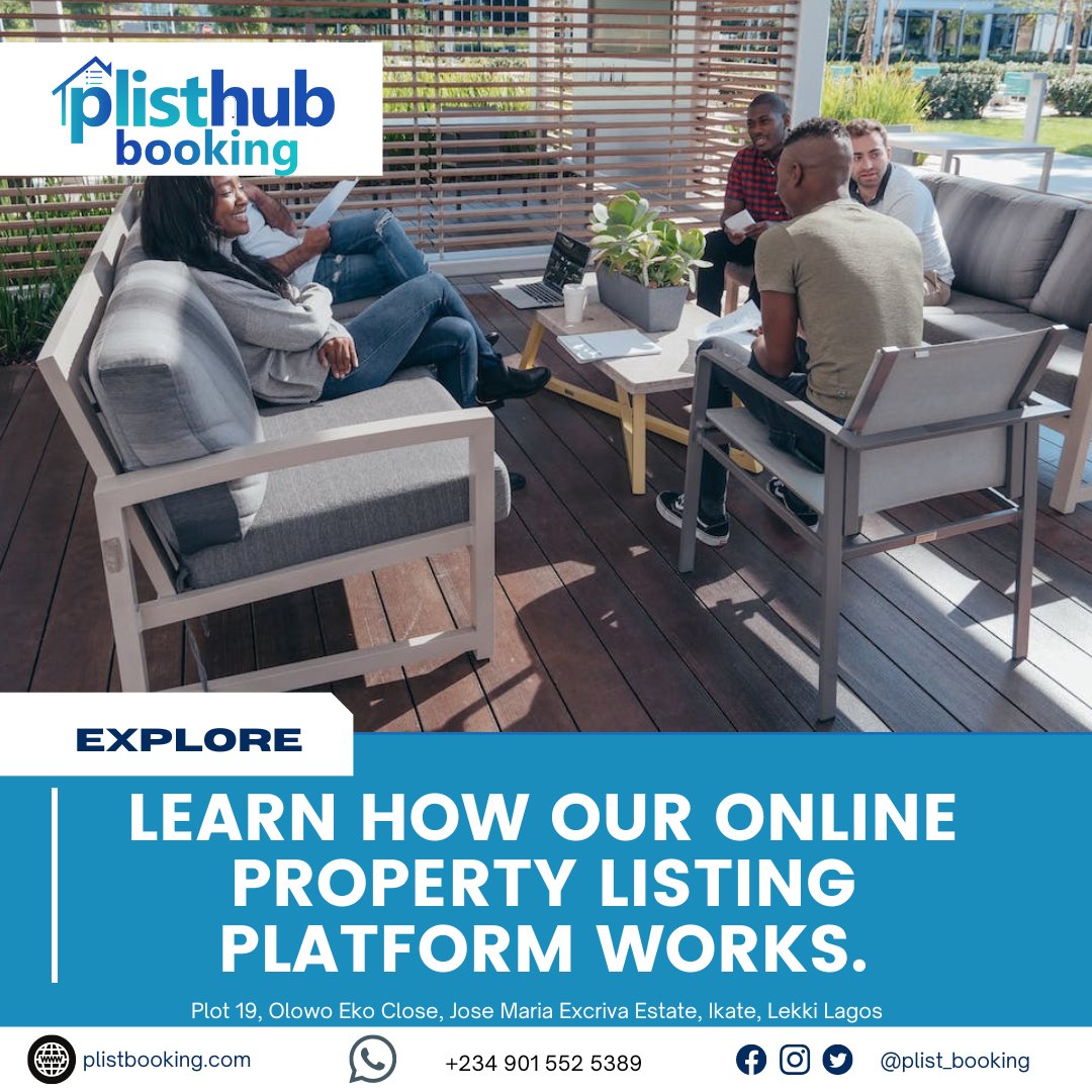 Learn how our online property listing platform works.  plistbooking.com
#bookingtips #shortletsinnigeria #eventcenternigeria #bookingnigeria #bookinginlagos #shortletlagos #apartmentbooking #shortletbooking #shortletapartment