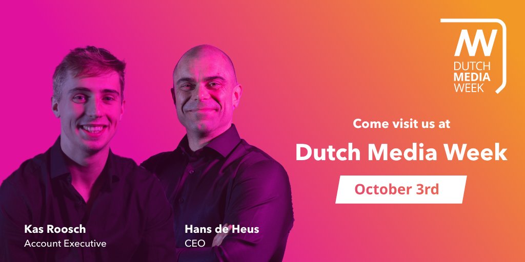 Medialabnl's tweet photo. Next week on Monday 3 October, you can find us at Dutch Media Week!

Tickets for next Monday are free! You do have to register though, so claim your seat now: https://t.co/mUWIA6HZEC

 #MediaLab #poweredbyMediaLab #DutchMediaWeek https://t.co/9AF9nt8z1T