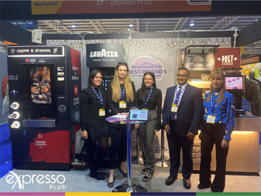 eXpressoPLUS's tweet photo. Yesterday was a great day at the 2022 Nisa Expo! A great buzz having the team together and speaking with Nisa retailers. Don't forget, we're still here from 10am today on stand 37, come and check us out!
#Pretexpress #Lavazzacoffeetogo #Nisa22 #expressoPLUS https://t.co/JCDYHWHXxN