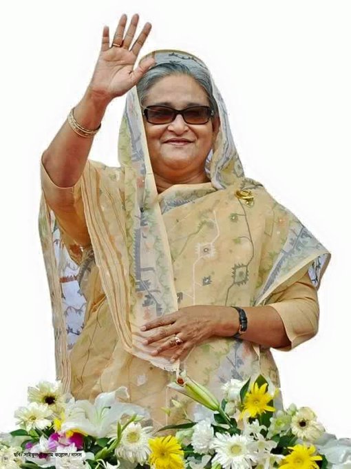 Happy birthday honorable prime minister Sheikh Hasina. 