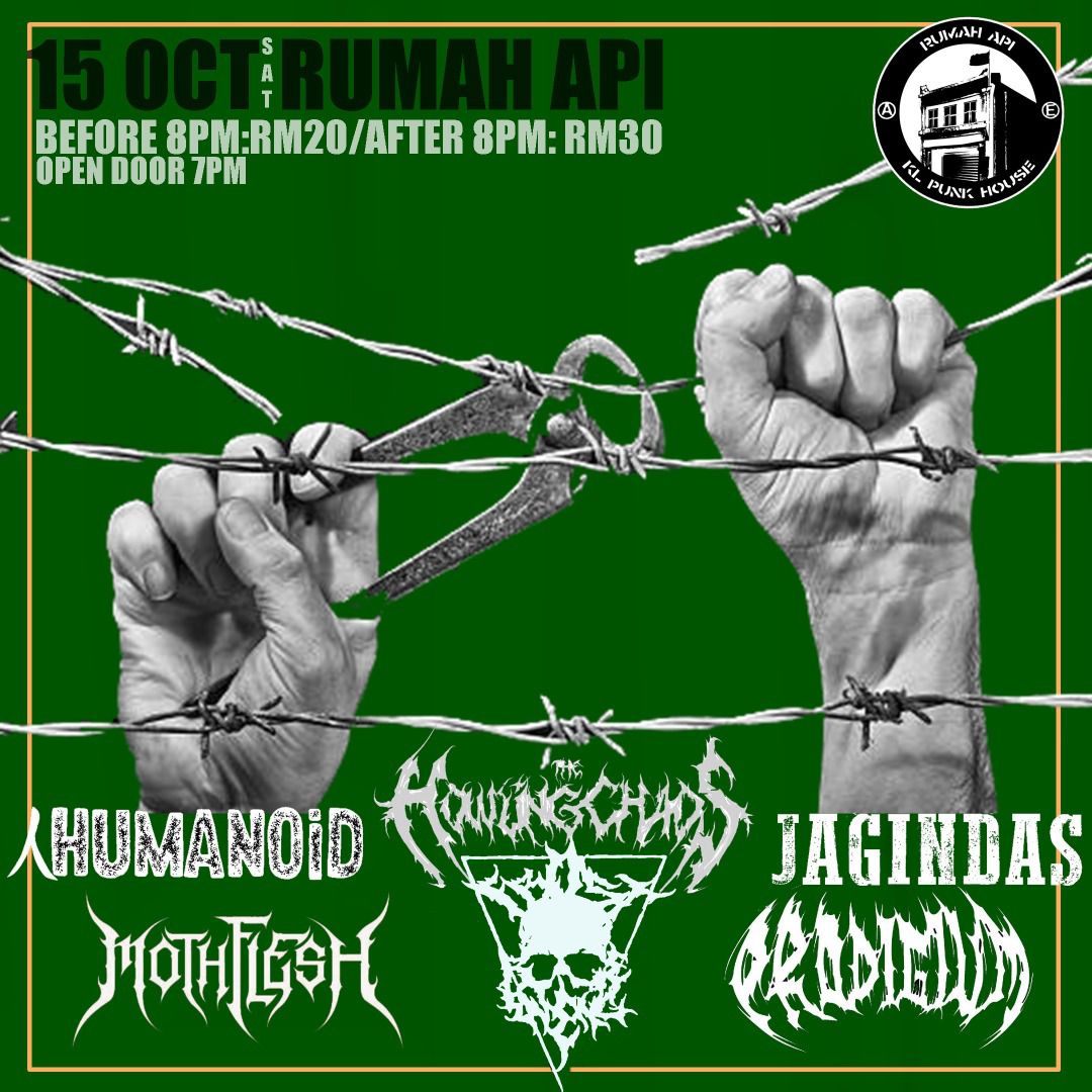 FrostRevenge_'s tweet photo. Kemas-kini Persembahan!

Bersama kami dan 5 kugiran lagi di Rumah Api.
Pada 15 Oktober 2022, Sabtu.
Tiket ada di jual di gerbang utama.

Terus melihat perkembangan muzik kami dan sahabat seperjuangan kami, Humanoid, The Howling Chaos, Mothflesh, Jagindas dan Prodigium. https://t.co/bN68yi3YjK