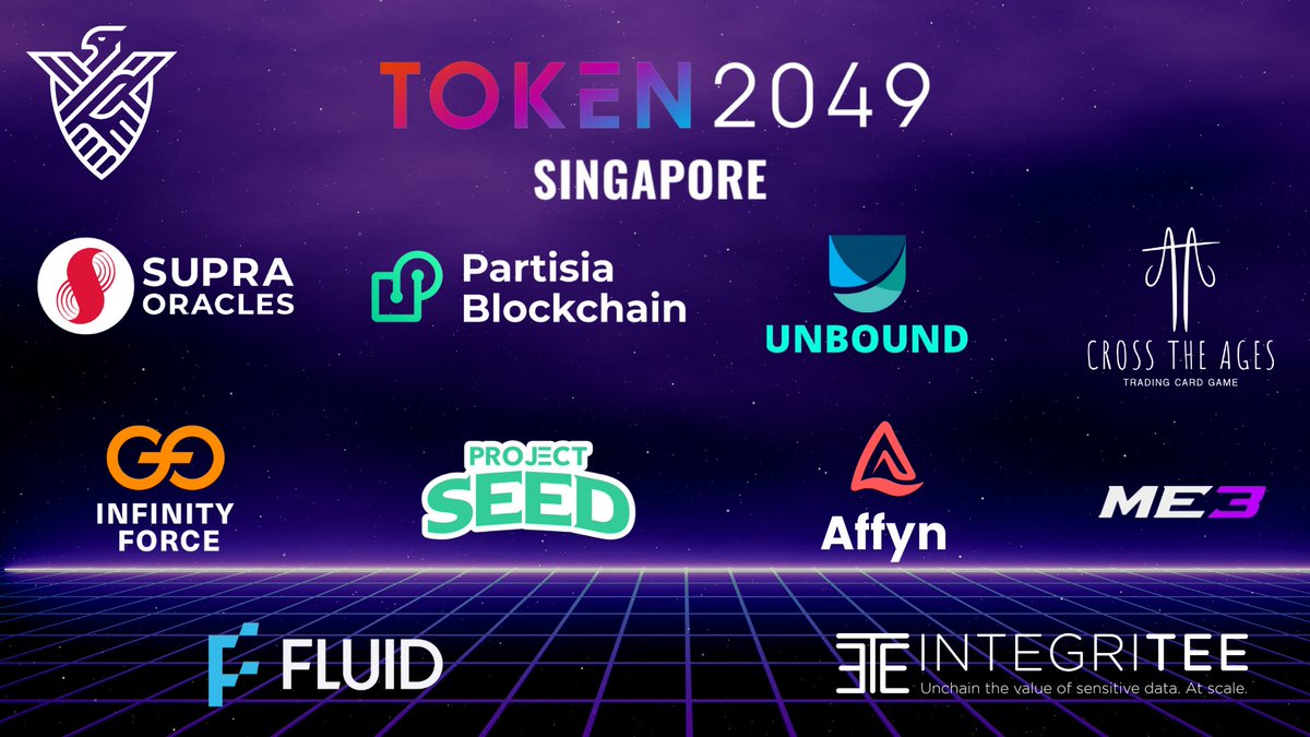 BHVenture's tweet photo. Make Sure to Visit Our Partner Projects at #TOKEN2049 📣

Filled with Promising Tech and Fueled by Super Hard Working Teams ⚡⛽

@SupraOracles @partisiampc @unboundfinance @CrossTheAges @infinityforce_ @ProjectSeedGame @AffynOfficial @Me3wallet @FLUID_liquidity @integri_t_e_e https://t.co/PGLapelQ3s