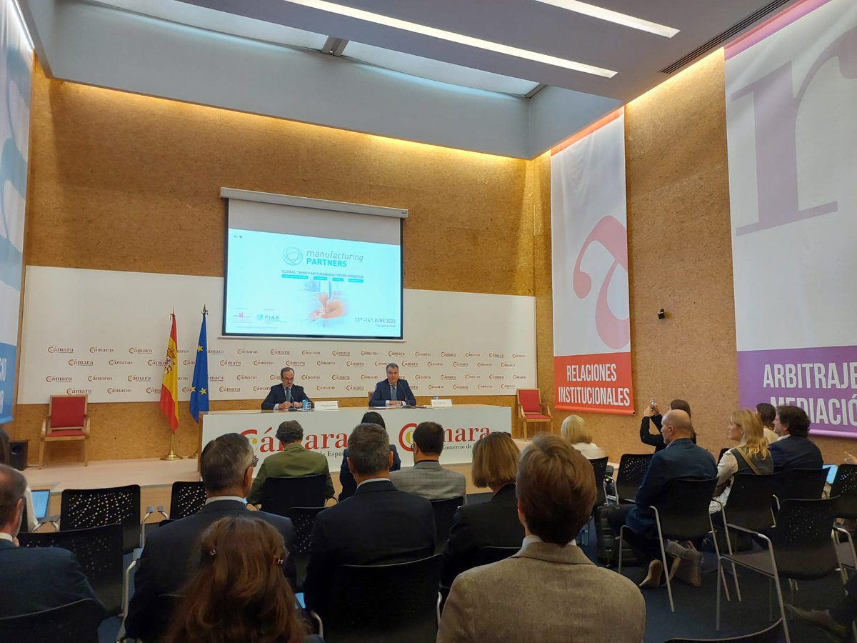 esFIAB's tweet photo. 💬“Manufacturing Partners es un nuevo punto de encuentro para la industria, con capacidad y potencial de crecimiento", M. Gª de Quevedo, DG de FIAB.

🔗Puedes leer la nota de prensa completa aquí https://t.co/wNzwk2yzem https://t.co/FqpXbv8OSl