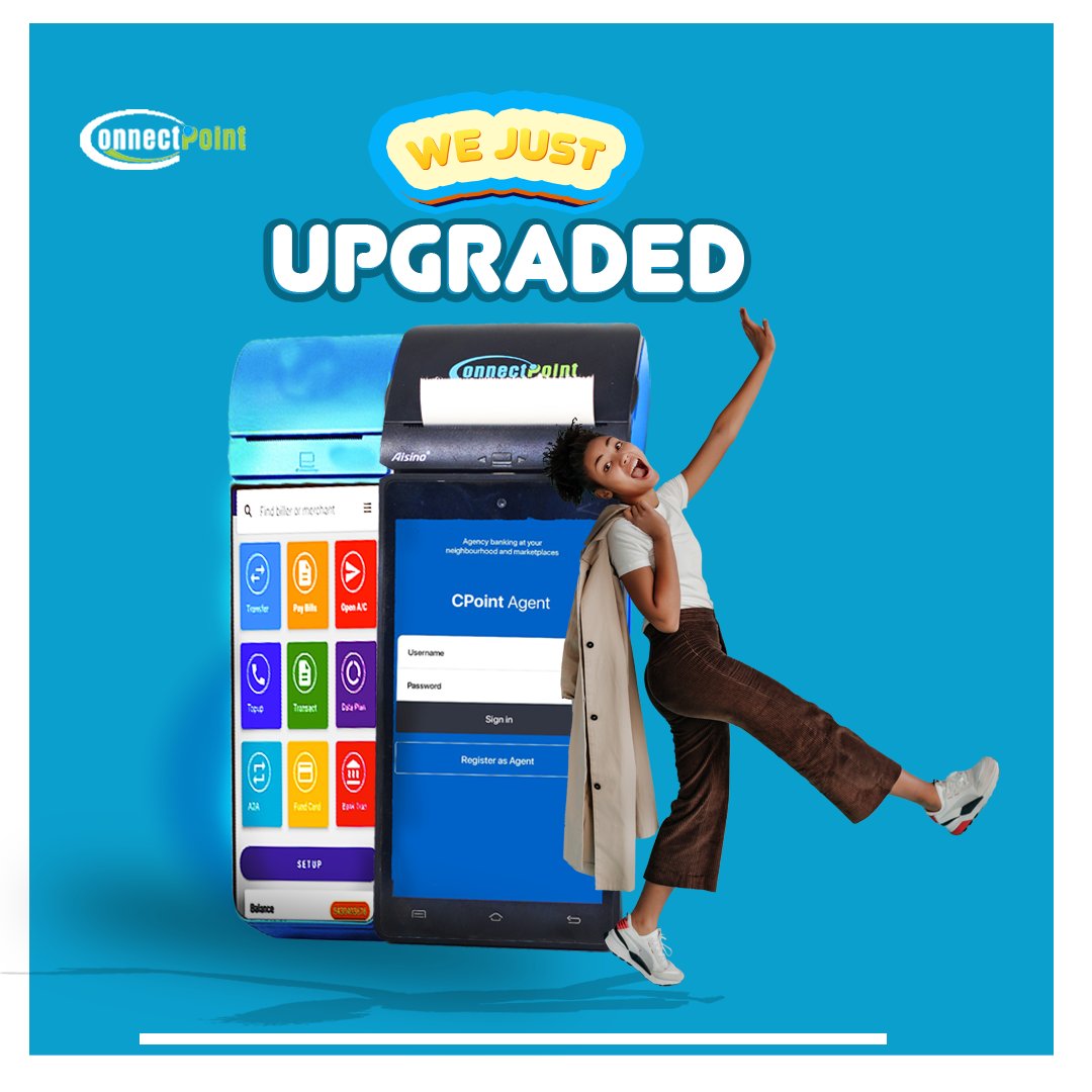 ConnectPoint4's tweet image. We just upgraded💯.
New features have been added to Cpoint Agent terminal for a smooth agent experience.
watch these spaces to learn more.