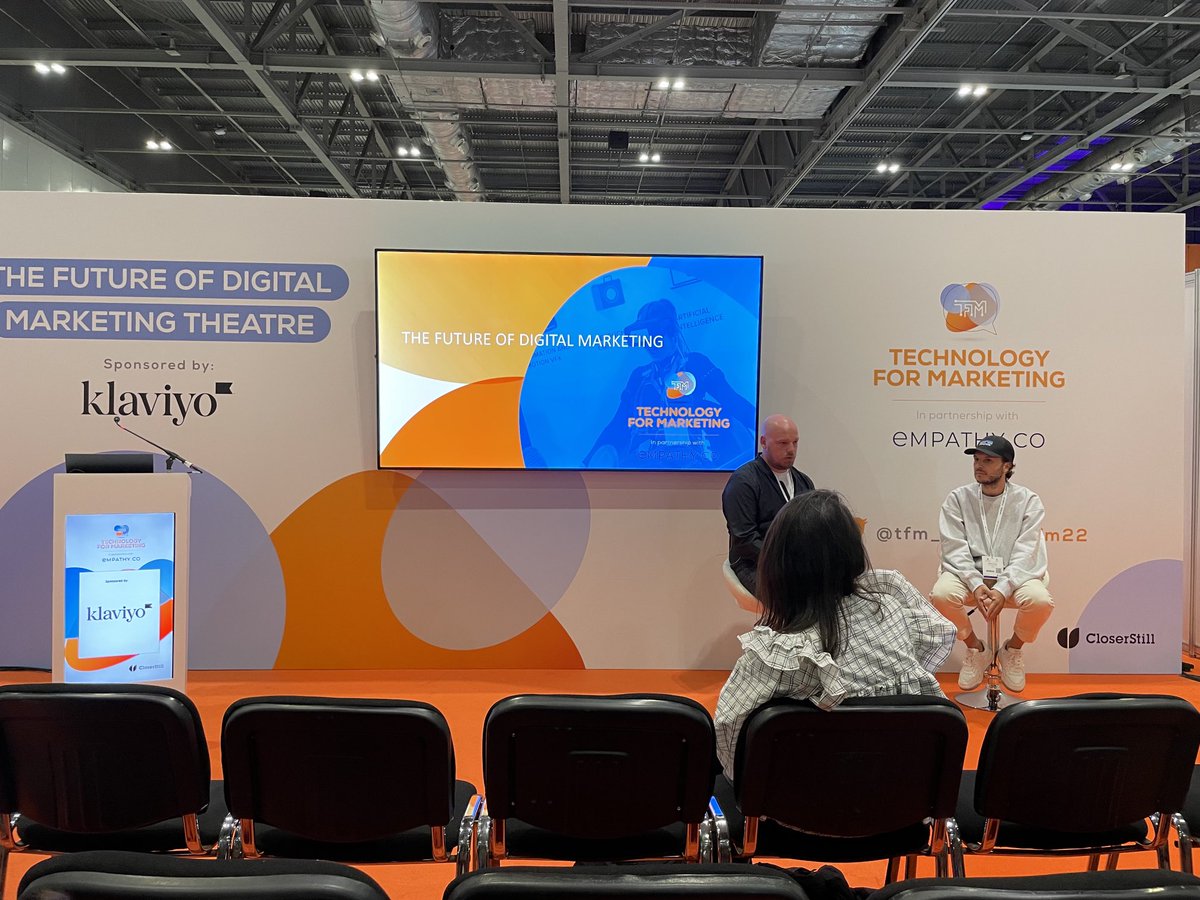 It’s Klaviyo and Alessi time #ecommerceExpo