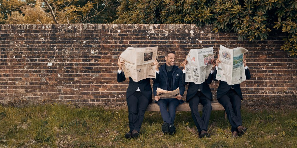 HackettLondon's tweet photo. Iconic heritage with a modern outlook. Discover it in our latest collaboration with @JensonButton . 
 #HACKETTXJENSON #HowToHackett
https://t.co/7Hvw867NCz

Photography by: #charliegraystudio
Creative agency: @comunicamasa 
Hair &amp; Makeup: #pauldonovanhair https://t.co/0I4zA3Ufax