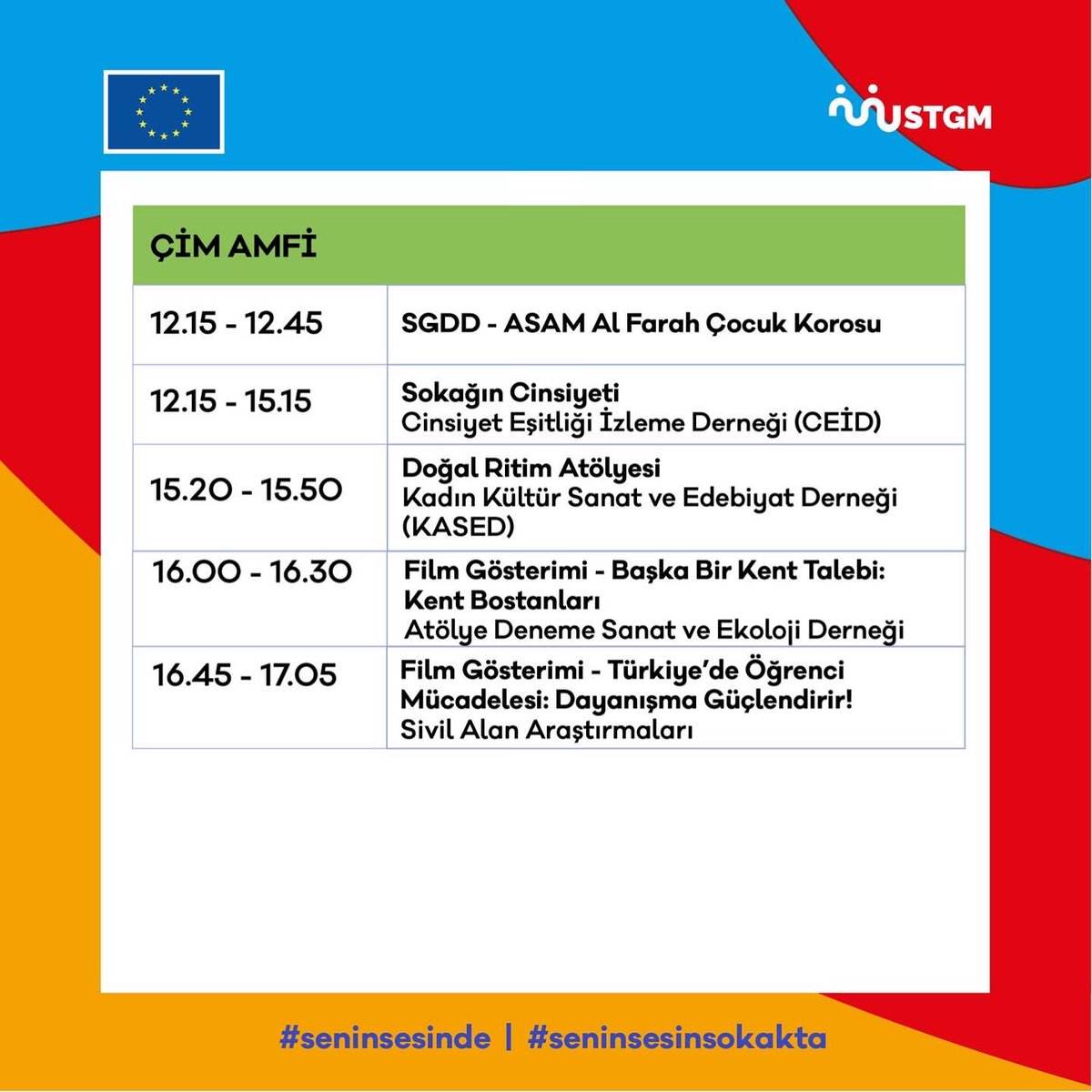 🥁 🥁Türkiye'nin sivil sesleri 30 Eylül-1 Ekim'de TED Üniversitesi'nde buluşuyor. 

<a href="/EUDelegationTur/">AB Türkiye Delegasyonu🇪🇺EU Delegation to Türkiye</a> 
<a href="/ceid_dernek/">Cinsiyet Eşitliği İzleme Derneği</a> 
<a href="/TUSEV/">TÜSEV - Türkiye Üçüncü Sektör Vakfı</a> 
#SeninSesinde #SivilSeslerFestivali