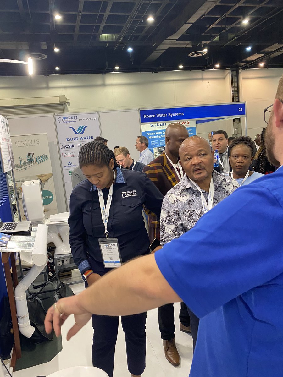 sastep_za's tweet photo. Minister of Water and Sanitation, Mr @Senzo_Mchunu_ at our stand finding out more about sanitation innovation. #nextgenerationsanitation #sastep #sanitationdignity https://t.co/I7y5I1cn5G