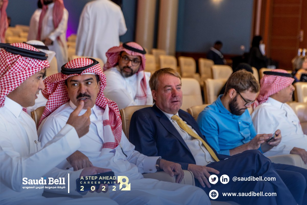 Saudibell's tweet photo. نستفتح اليوم الأول من #معرض_خطوة_للتوظيف بمؤتمر "مواهب المستقبل" التابع للمعرض بحضور الأستاذ عجلان العجلان رئيس مجلس إدارة غرفة الرياض والسفير ديتر لامليه السفير الألماني في المملكة العربية السعودية

للتسجيل:https://t.co/m9yMkmUEMU

#AStepAhead8
#vision2030 https://t.co/p6TqPEQ1cX