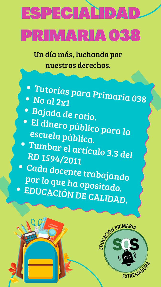 Pilu86's tweet photo. #PrimariaExisteyPersiste
#TutoriasParaPrimaria038
#Noal2x1
#Tumbar33RD15942011
#CadaDocenteSuEspecialidad 
@GFVara @famayaf @luzseijo @Primaria2022 @XPrimaria038 https://t.co/ofCxOnioRB