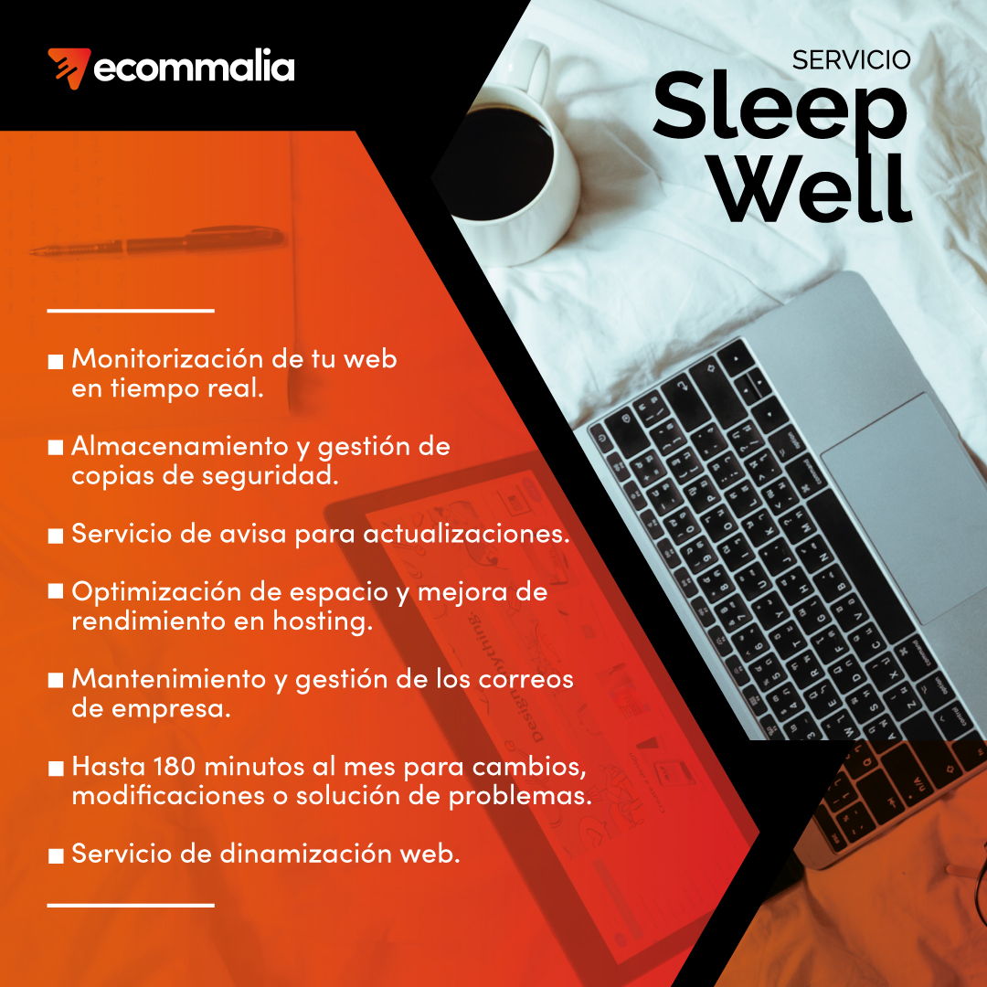 ecommalia's tweet photo. Conoce todos los beneficios y las ventajas de contratar nuestro servicio Sleep Well ✅ por sólo 199€

Si quieres que tu web esté siempre a pleno rendimiento 📈 y con las últimas novedades del mercado tecnológico, ¡contacta con nosotros!

📩 info@ecommalia.com
📱 621 298 426⁣ https://t.co/LYHiS2ZP3F
