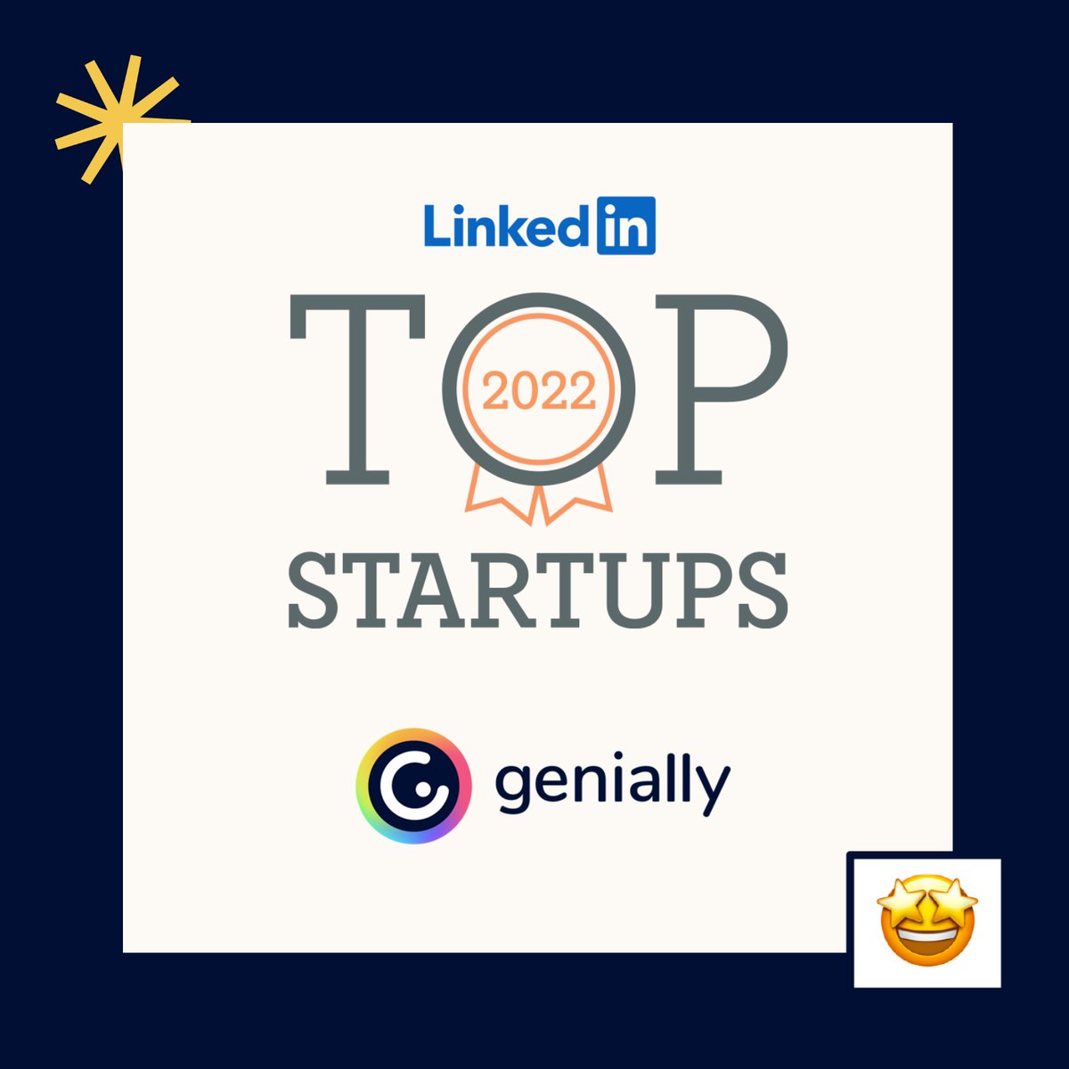 Great news to share: @LinkedIn has selected us as one of the #LinkedInTopStartups!🚀 We’re delighted to be included on this very special list. Thank you to our community for making this possible and to our #GeniallyTeam for their commitment! Read more: linkedin.com/feed/update/ur…