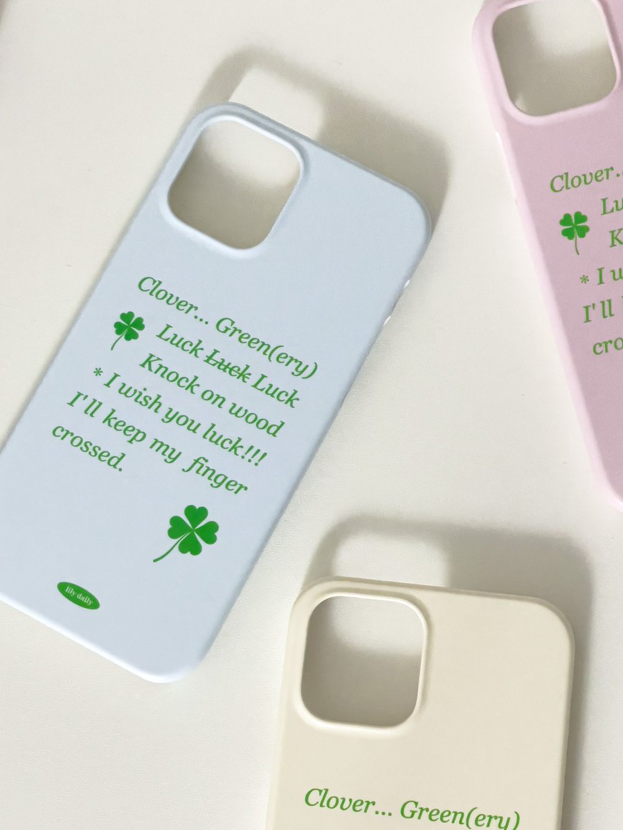 lilydaily_'s tweet photo. #RT 🍀 : Lucky charm series, Open!!
⠀
#RT추첨 2분께 Lucky charm series 선물꾸러미를 보내드립니다🫶🏻
⠀
올해 행운을 주제로 한 케이스는 이번 시리즈가 마지막이에요! 스토어에 여러 가지 제품들이 많으니 놀러 오세요☺️
⠀
🔗 https://t.co/Ref9sZO9pK

🔽 https://t.co/ekSyiFD11T