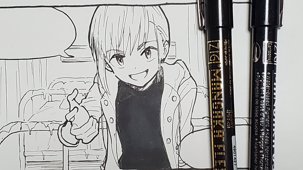 背景は1mmと3mm。 
