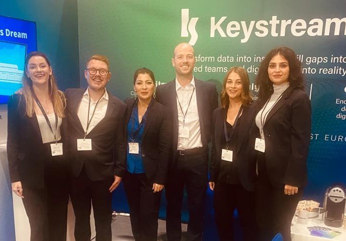 KeystreamR's tweet image. The #HETTShow22 day 2 Keystream team! Head to stand E18 for a free coffee to give you a Day2 boost! Live demos of analytics &amp;amp; power BI dashboards &amp;amp; insight into #NHS hiring challenges - and solutions! #HETT22 @HETTShow @GovNetUK #NHSrecruitment #Analytics #Consulting