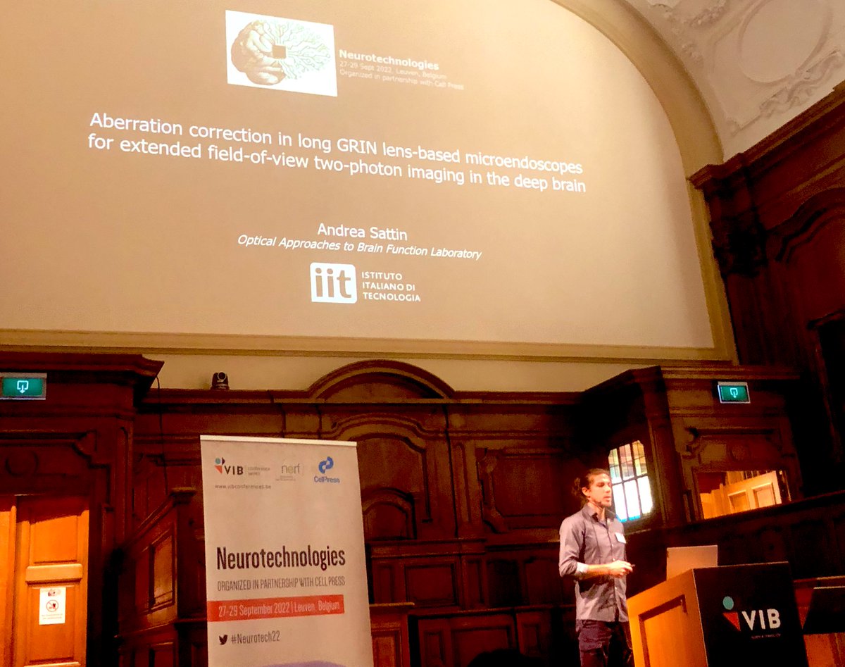 Selected from Abstract: Andrea Sattin <a href="/an_ansatz/">Andrea Sattin</a> 🤿 dives deeper in the brain using aberration corrected-GRIN lens to study somatosensory thalamic activity! 

More type of lens under testing, stay tuned !

OA article <a href="/eLife/">eLife - the journal</a> 👉🏼 elifesciences.org/articles/58882…