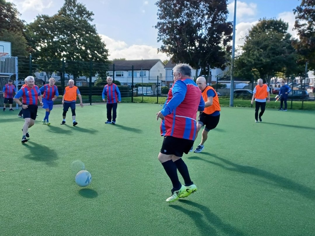 dccsportsrec's tweet photo. A few shots from our walking football blitz hosted in Priorswood Park astro pitch last Monday. Well done to the teams from Priorswood and Artane who both gave a fantastic account of themselves on the morning
#Sportsfest #EWOS2022 #positiveagingweek #agefriendlydublincity https://t.co/caoe7cydd5