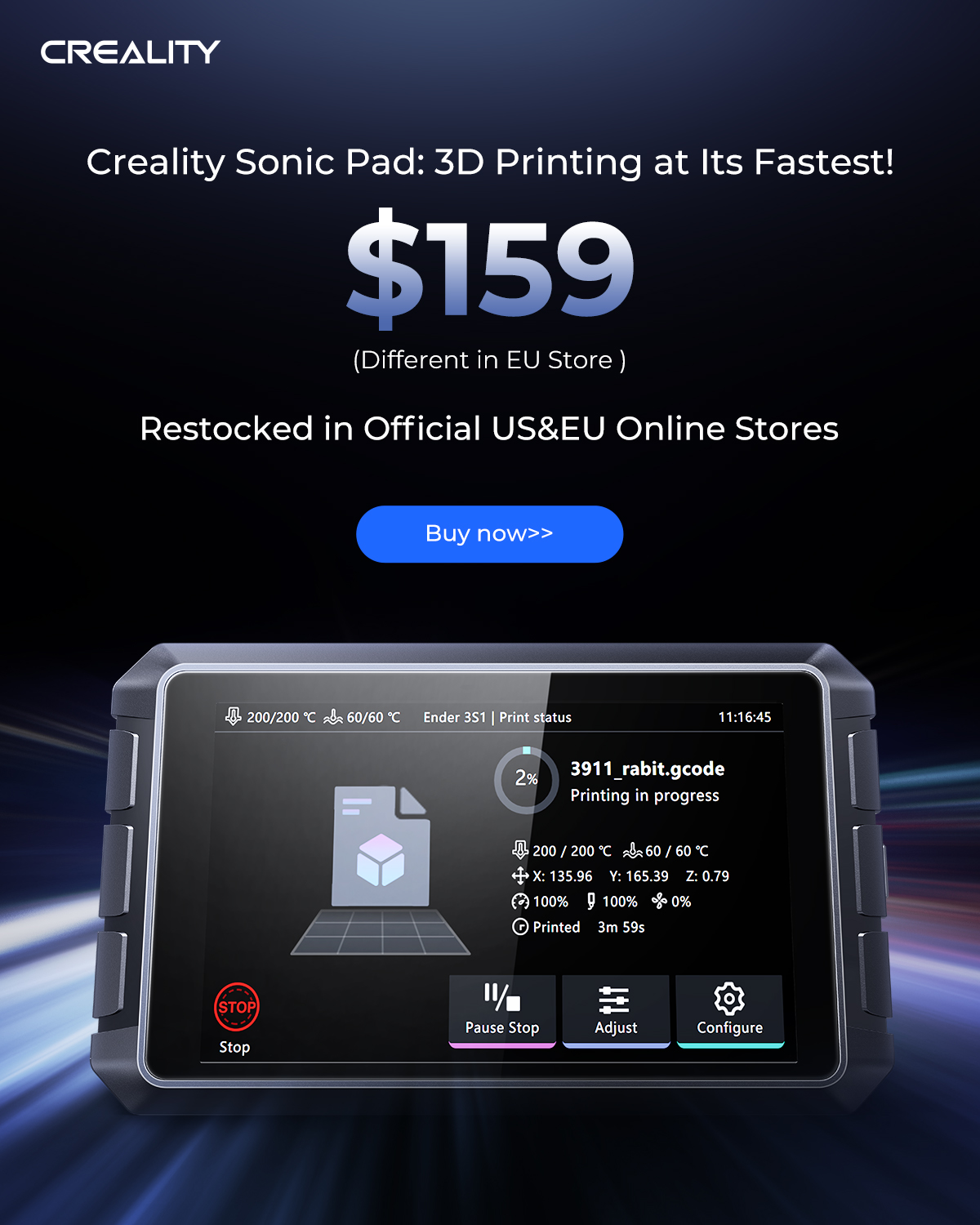 CREALITY 3D Printer on Twitter: "Creality Sonic Pad is back!🌟 ⚡️Speed ...