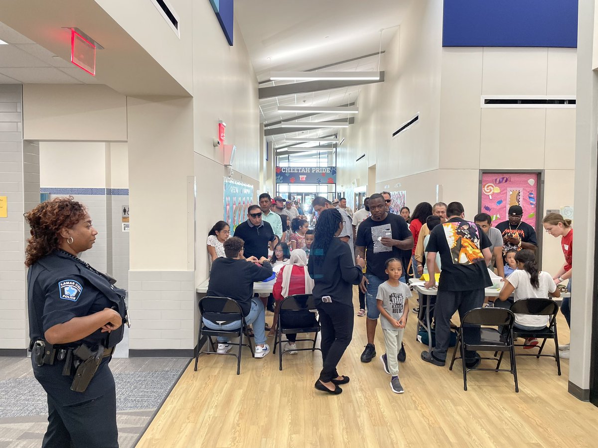 CulverLCISD's tweet photo. Who let the WATCH DOGS out? Man what an amazing turnout! We cannot wait to have our dads on board! @PatriciaRauda10 and Dayna Hawkins knocked it out of the park! https://t.co/6sXkLoiymW