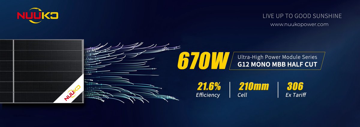 lululu_amy's tweet image. High power PV module 670W 
Accept OEM &amp;amp; Inmetro available for Brazil market.  
Welcome inquiry!  
nuukopower.com
info@nuukopower.com
#smartetech #solarenergylebanon #solarsystemlebanon #LebanonEnergy #solarenergy #solar #solarpower #solarpanels #renewableenergy #energy