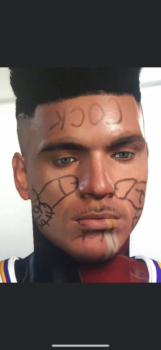 SIuggy__'s tweet photo. @vHatchyy @Jexmie_ Reminds me of my 2k19 facescan 😂😂 https://t.co/sYCAg7fThj