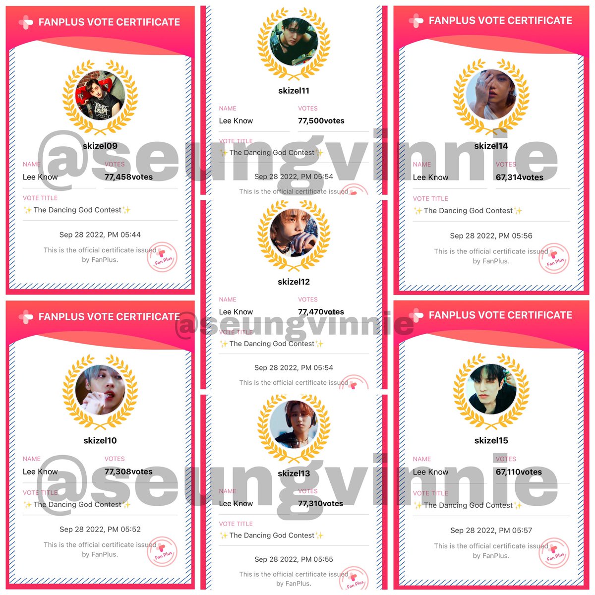 seungvinnie's tweet photo. @SKZ_FanPlus @SKZMYSupport ๐ณTOTAL VTS USED: 1,059,205
Entering for Tote Bag Set A
#DancingGodLeeKnow #StrayKidsย #MAXIDENT https://t.co/SPMtIQBPAK