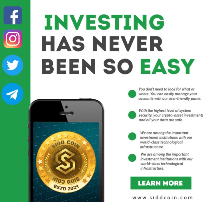#cryptocurrency #CryptoNews #trading #BINANCE    #BTC2022 #marketing #Trade #Digital #siddcoin
