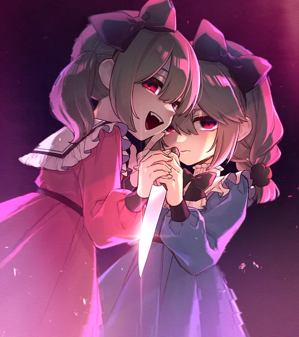 #いいねした人を自分の世界観でキャラ化するダークメルヘンホラーゲーム風創作「夜泉の森のメリーナ」に出てくるメイドさんにします!体感8割くらいヤバい女になります相互さんでヤバい女にされてもいいという方よければ魂を貸してください…キャラはSDになります 