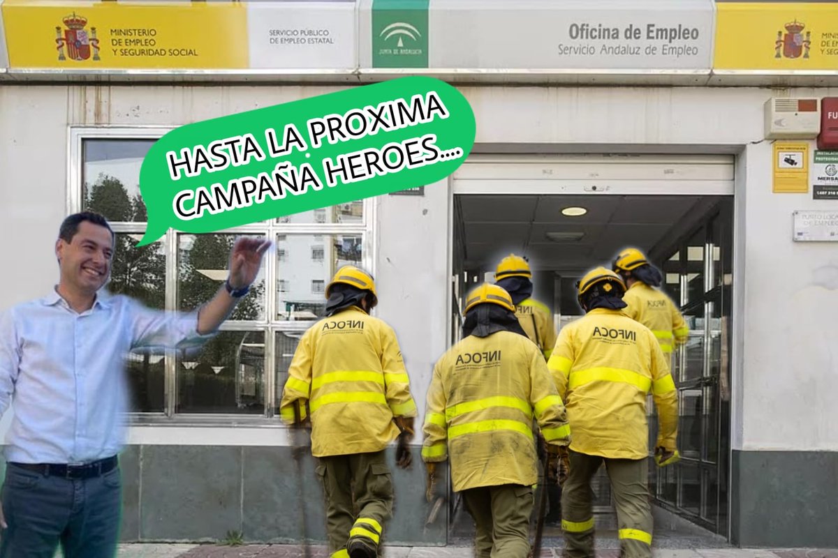 JosMontej's tweet photo. Esta es la realidad!Un trabajo en el cual se juega la vida,y lo precario que es..esto es la política @ppandaluz y la empresa que tenemos @AndaluciaAMAyA,en invierno también hay incendios y mucho trabajo por hacer en nuestros montes! @JuanMa_Moreno @CarmenCrespoPP @AndaluciaJunta https://t.co/gb4SphQP3p