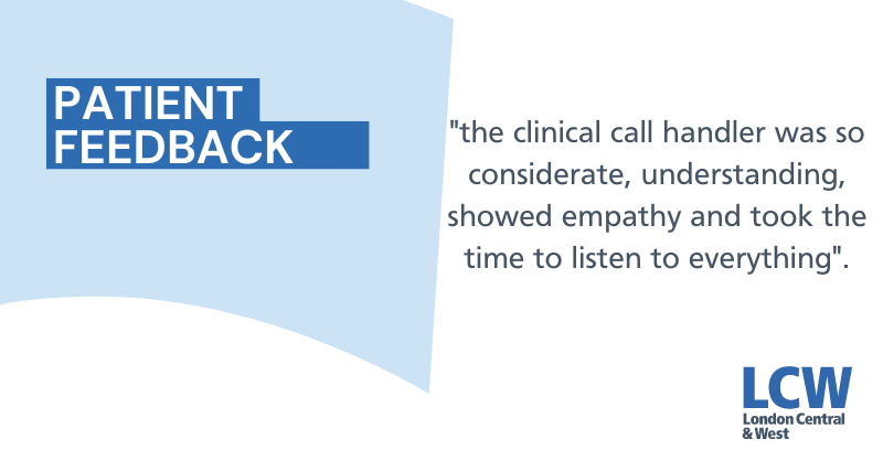 LCW_UCC's tweet photo. Here's some of our lovely #PatientFeedback💬

#LCWcares #ThankYou #NHS111 https://t.co/5UYwewJS2h