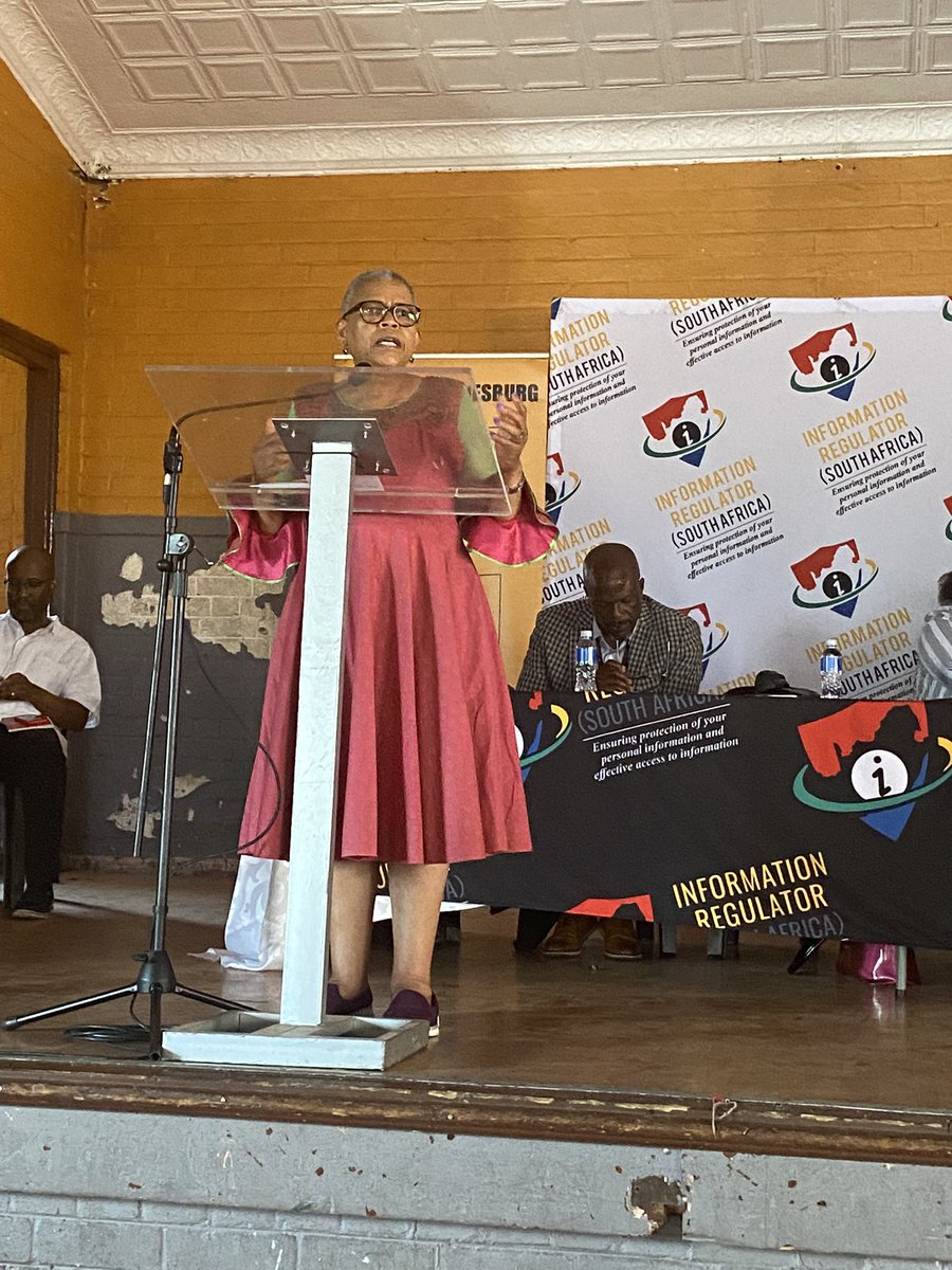 InforegulatorSA's tweet photo. Today we commemorate International Day for Universal Access to Information #IDUAI in Orlando East Soweto to educate the community on their right to #AccessInfo from public &amp; private bodies. #RightToKnow &amp; #accesstoinformation is essential for societies to function democratically https://t.co/N2ls3kuUQF