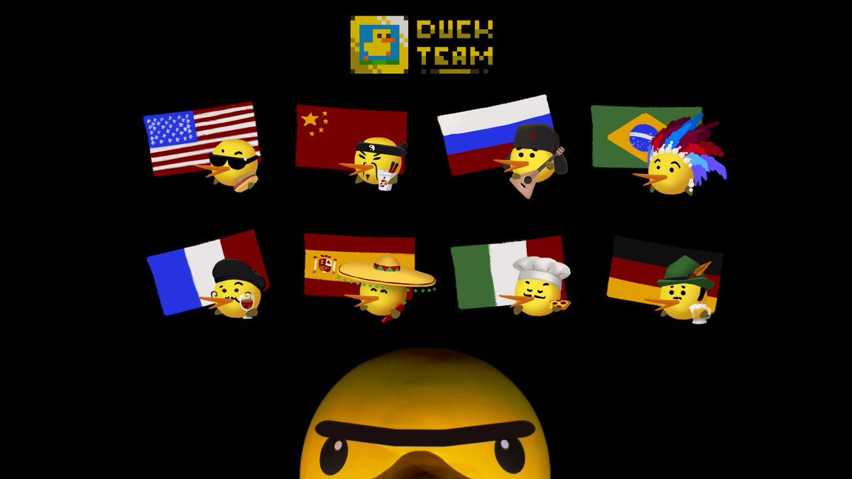 duckteamgroup's tweet photo. For a more duck and pretty choice of language on the first start of the game were drawn these flags! Drawn with plenty of spare. Is there your duck here!?
#art #duckteam #DVP #duck #indiegame  #indiedev #flag #Languages #Country #cute https://t.co/f4l8JFkXAW