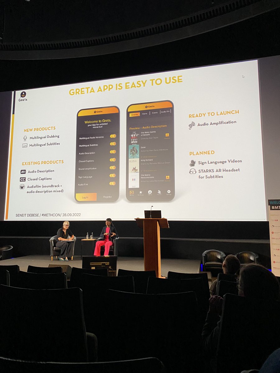 paulrieth's tweet photo. Great and inspiring presentation by @GRETA_App on their services to push #inclusion within all types of #media here at #mthcon22 @MTH_Conference https://t.co/jqHCWXzsH1