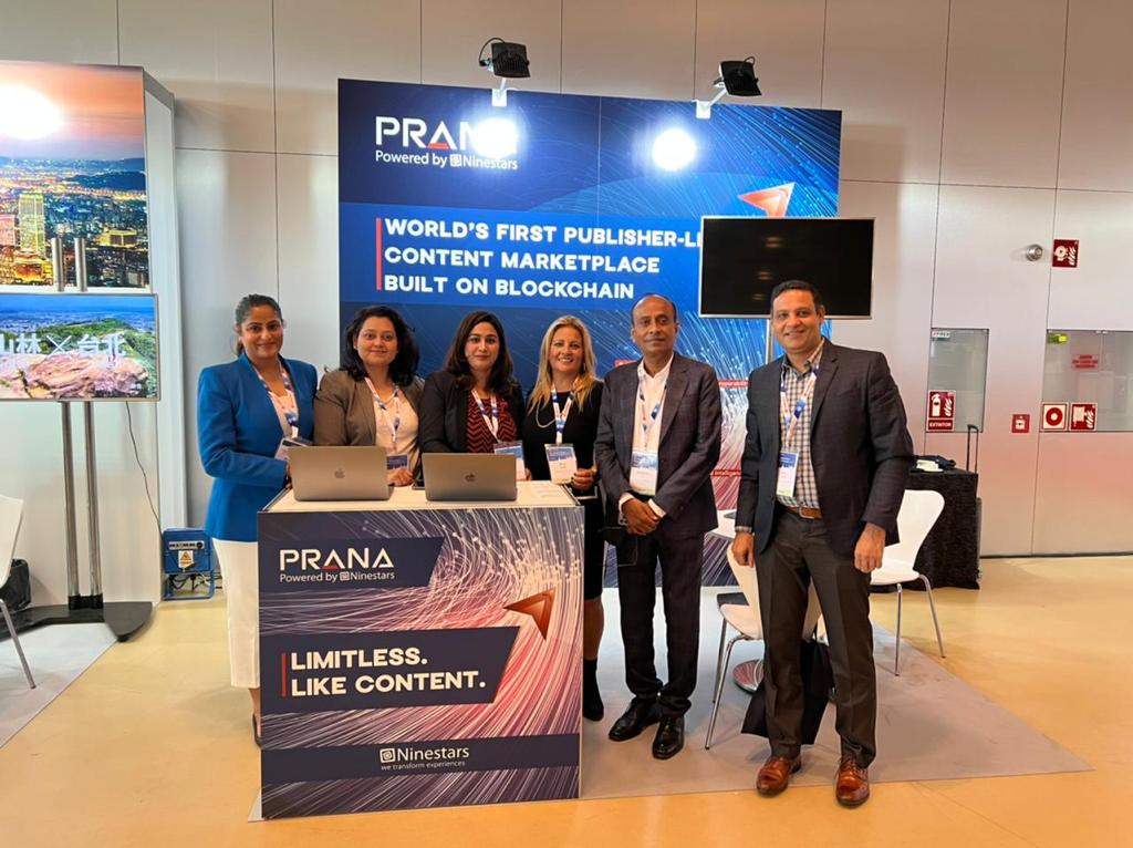 NinestarsGlobal's tweet photo. Still thinking of subscription growth in Web2? Explore Web3 with Ninestars at Wan-Ifra World Media Congress at Zaragoza.
Gopal Krishnan Mohan Doshi Lakshmi Mangalassery Snigdha Singh Michelle Harold
#WNMC22 #PRANA #web3 #innovation #futurism #technology #Ninestars https://t.co/qISnu4ajru