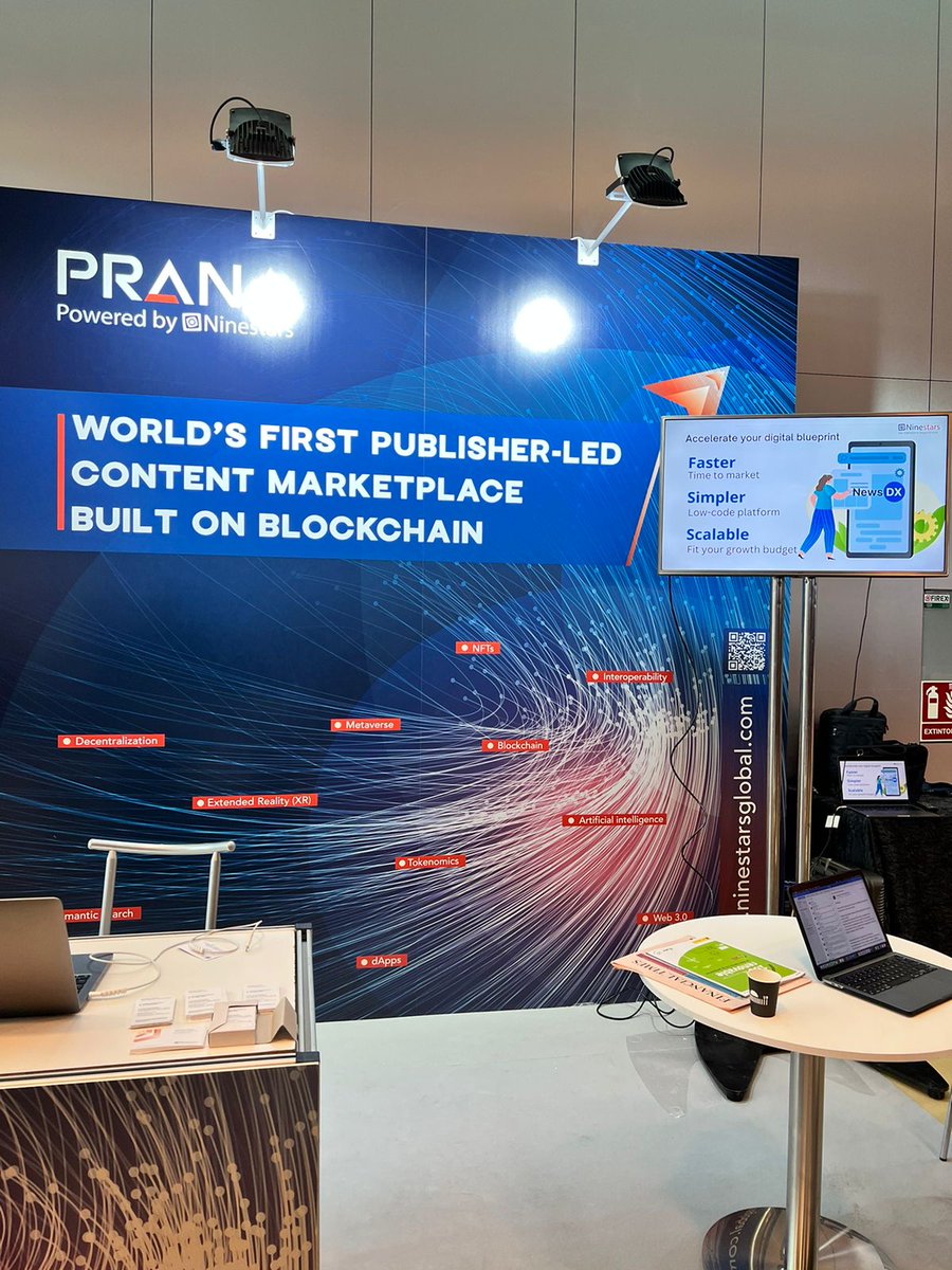 NinestarsGlobal's tweet photo. Still thinking of subscription growth in Web2? Explore Web3 with Ninestars at Wan-Ifra World Media Congress at Zaragoza.
Gopal Krishnan Mohan Doshi Lakshmi Mangalassery Snigdha Singh Michelle Harold
#WNMC22 #PRANA #web3 #innovation #futurism #technology #Ninestars https://t.co/qISnu4ajru