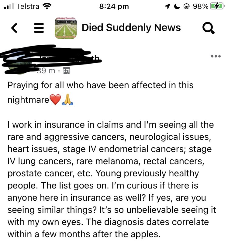 newworldourway's tweet photo. This page has now cracked 300 000 people. THREE HUNDRED THOUSAND. Stories and personal accounts are HORRIFIC. Deaths from early as not even 1 yet to beyond 90yo. Now this https://t.co/4wDIOcseGv