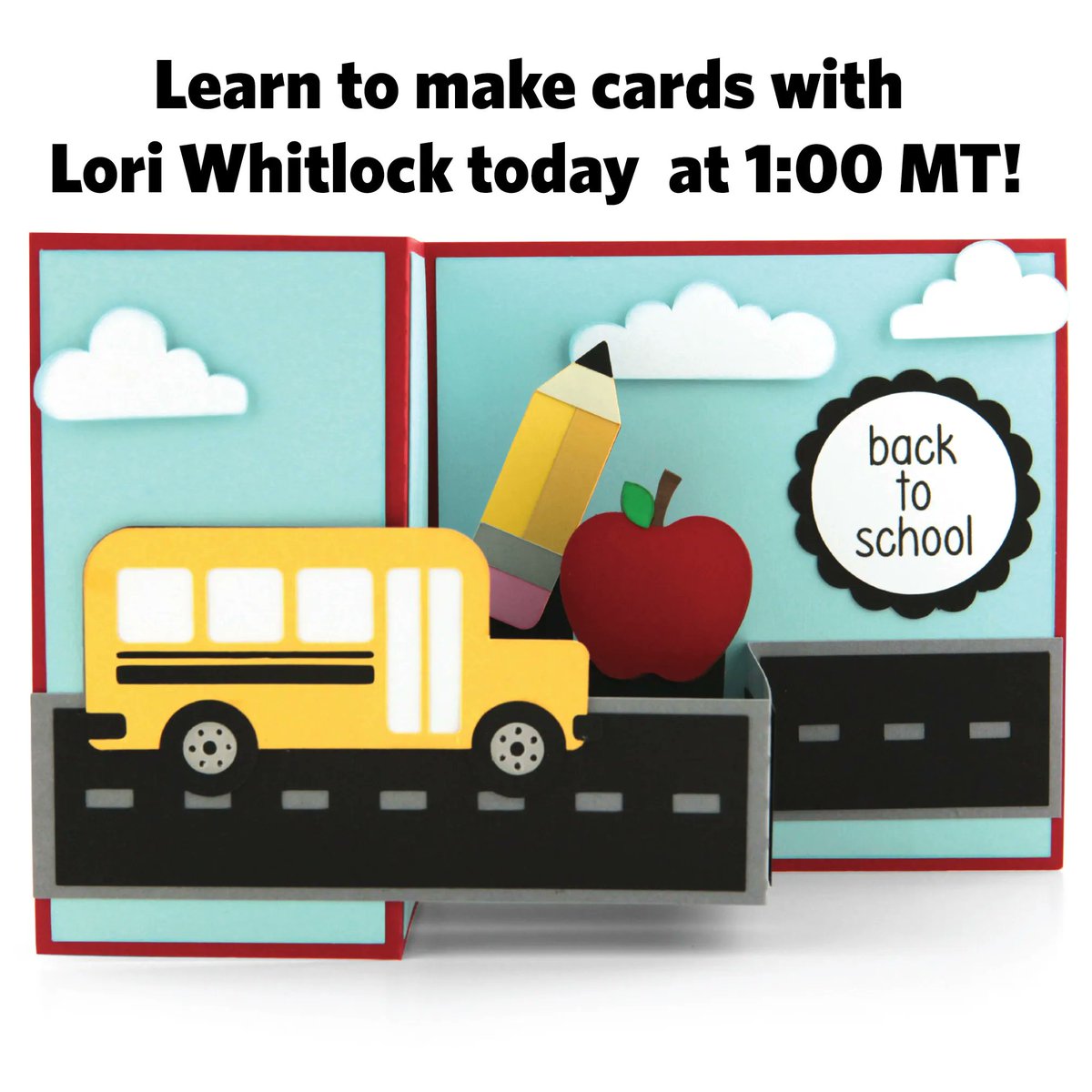 Come learn how to make a card with Lori Whitlock today at 1:00 MT! If you can't make it, sign up anyways so you can get a live recording of the class to watch at a better time. Click here to save your spot! buff.ly/3rvonch