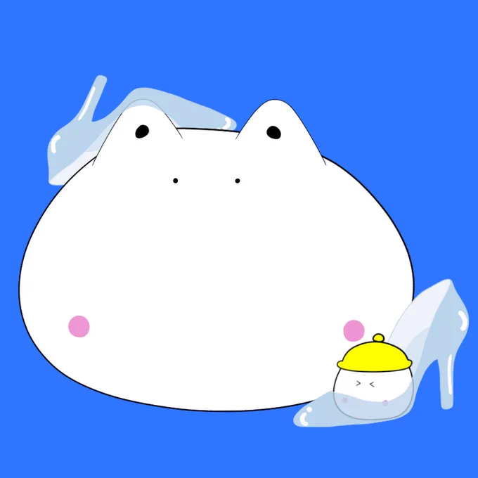こんばんは週の半ばですね～お疲れ様ですシンデレラになりたい猫 修正絵「ぴったりです!」#イラスト 