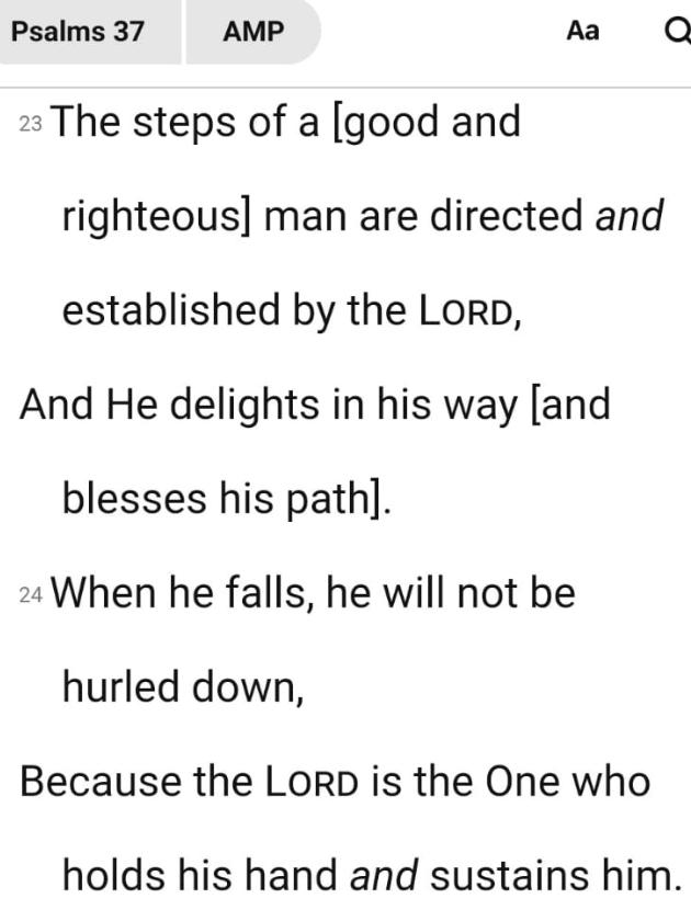 TreatMinistries's tweet photo. Righteousness qualifies you to receive Divine Direction and Establishment. No matter what happens, God is gladly in Total Control. #GodDirectsMySteps https://t.co/PgGrNlAn4Q