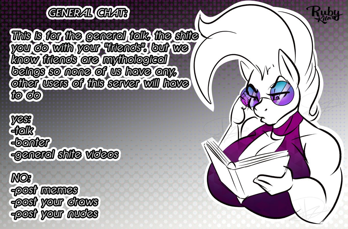 Ruby_Kila's tweet photo. too exhausted to mentally work and function! This thing is taking a lot of process and toughs
Specially the pinned comments, if someone doesn't read them and fucks it, imma pin THEM to a cross!
#Discord #FurryServer #Furry #furryartwork #RubyKila #DiscordServer #Terminator https://t.co/2AeCFjWAS2