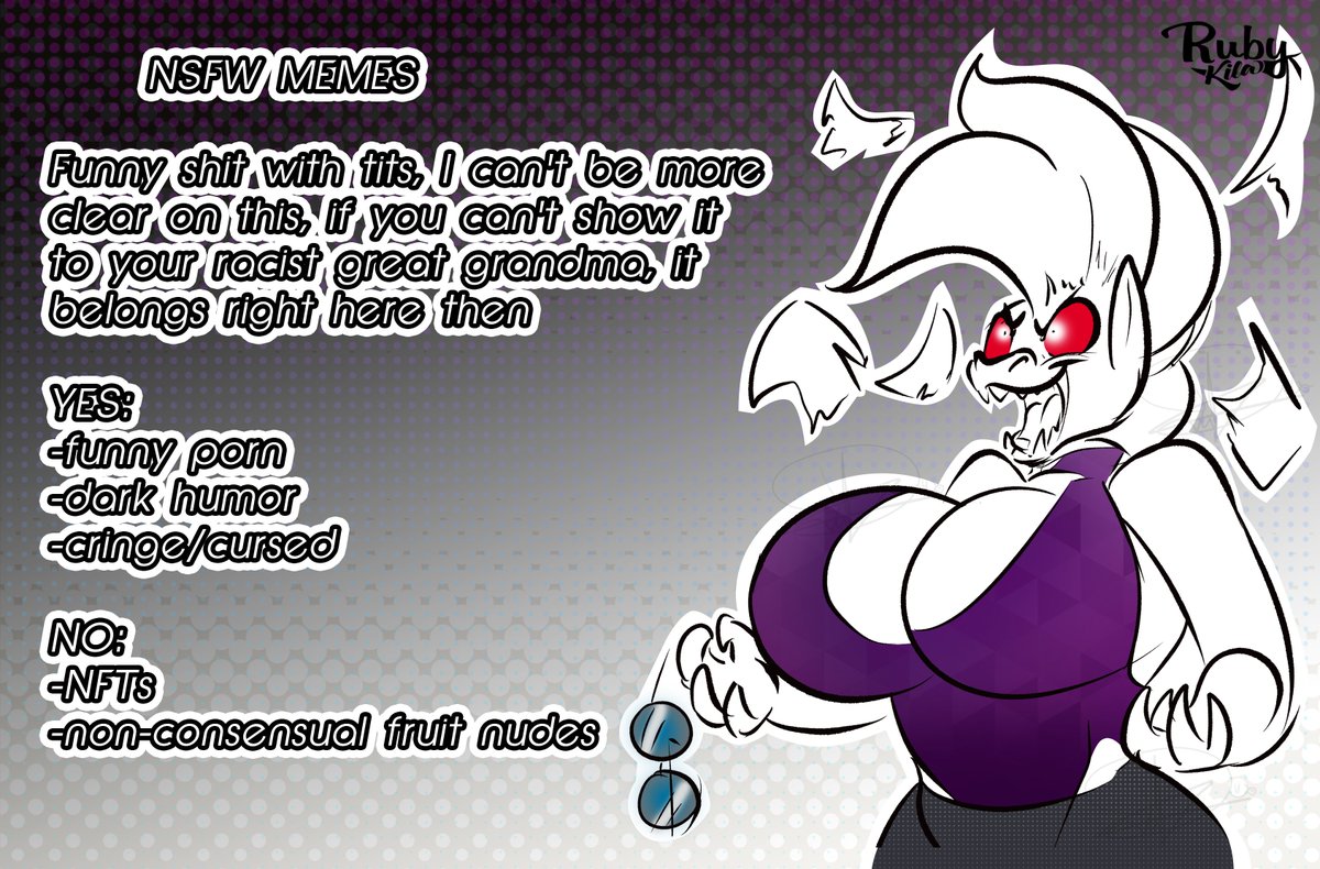 Ruby_Kila's tweet photo. too exhausted to mentally work and function! This thing is taking a lot of process and toughs
Specially the pinned comments, if someone doesn't read them and fucks it, imma pin THEM to a cross!
#Discord #FurryServer #Furry #furryartwork #RubyKila #DiscordServer #Terminator https://t.co/2AeCFjWAS2