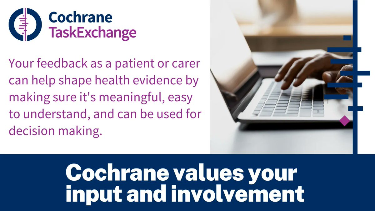 Have you or a loved one experienced smoldering multiple myeloma? 
Your input is needed on our plan to look at the evidence on early interventions for high-risk #SMM 
🙋Volunteer on #CochraneTaskExchange:  buff.ly/3Si5Prm 
@CochraneConsumr <a href="/CochraneHaem/">Cochrane Haematology</a>