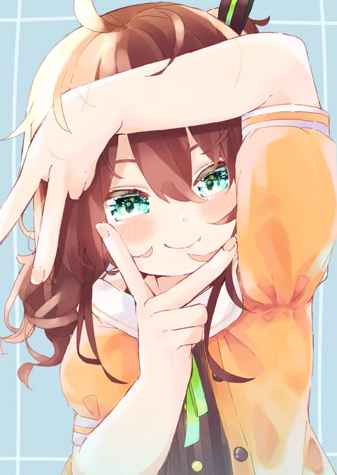 まつりちゃん!白日カッコよくて鬼リピしてます! #祭絵 #ホロライブみんなかく 