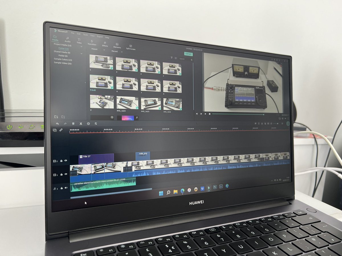 Haven’t done this properly for some time. Editing a small video that maybe of some use to someone in the market for a Xiegu X6100 qrp rig. Testing power levels on both battery and external power. Should be on YouTube later on.