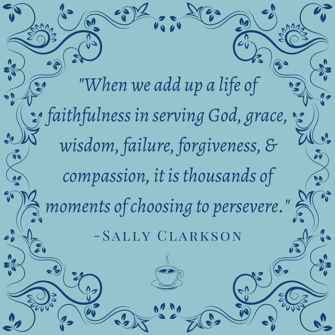 Sally_Clarkson's tweet photo. Life is made of up so many little moments of choosing to carry on. But it is only in making those small choices, when no one else can see, that we find ourselves progressing on the path of the righteous. From #HelpImDrowning book ๐ https://t.co/IfM7waRw56