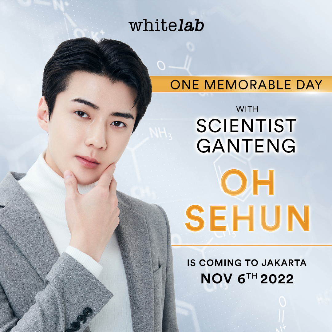 whitelab_id's tweet photo. YES! Our #ScientistGanteng Oh Sehun is Coming to JAKARTA! 🥳
⁠
“One Memorable Day With Scientist Ganteng”
⁠
Mark the date: ⁠
📅Sunday, November 6th 2022 

We have Golden Tickets for intimate meet &amp; greet so stay tuned for more details!🥰

#WhitelabxSehun #Whitelab #WhitelabID https://t.co/ALVDYxwOjH