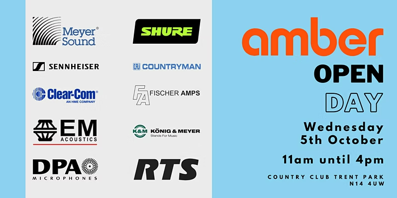 clearcomsystem's tweet photo. #OpenDay with @AmberSoundLtd in London is one week away on Oct. 5th! We will be there showing the #Arcadia Central Station, now with #HelixNet Digital Network Partyline integration. Will we see you there?

#ClearCom #livesound #proaudio https://t.co/rrvl01HL9E