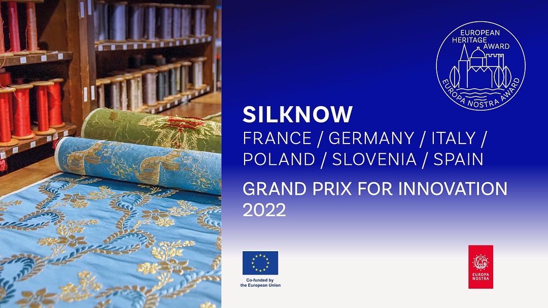 SILKNOW winner of the @europanostra  Grand Prix Award!

Finally, we can put it into words.
We are very excited and proud of all our partners and above all, of the work of the last 4 years. 

#EuropeanHeritageAwards #EuropaNostraAwards