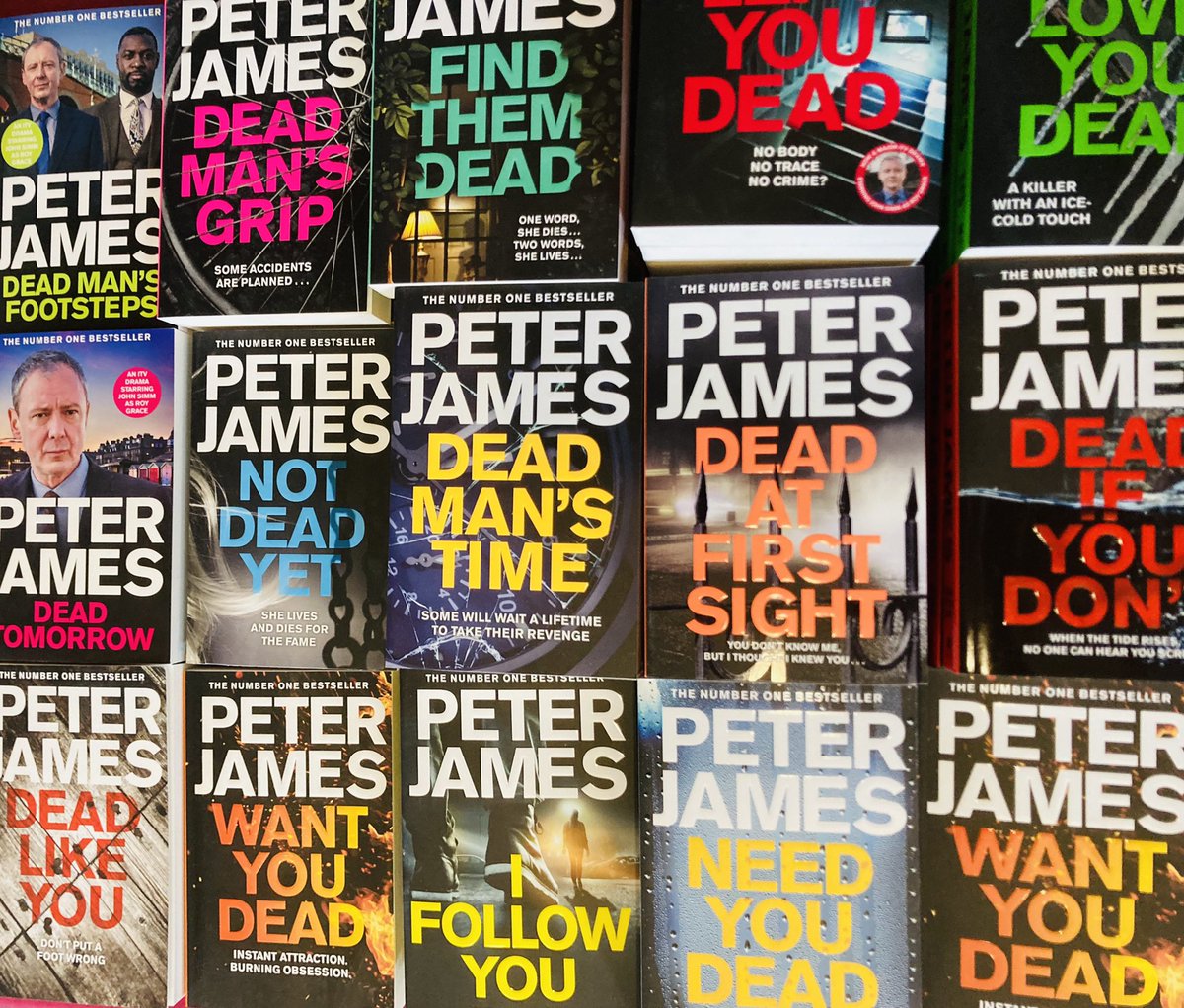 Peter James will be speaking at Cheap Street Church at 12.30pm about his best selling series of DS Roy Grace books