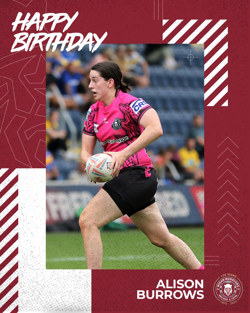 WiganWarriorsRL's tweet photo. 🥳 Happy Birthday to Wigan Warriors Women's @AlisonBuzz and Olivia Harborow!

🎉 We hope you both have a fantastic day! 

#WWRL https://t.co/YQNwKtWkp4
